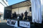 Local band "Techtra" played free-of-charge throughout the show